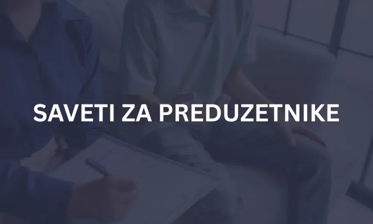SAVETI ZA PREDUZETNIKE