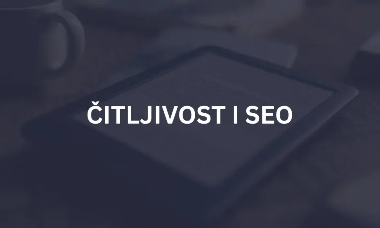ČITLJIVOST SEO