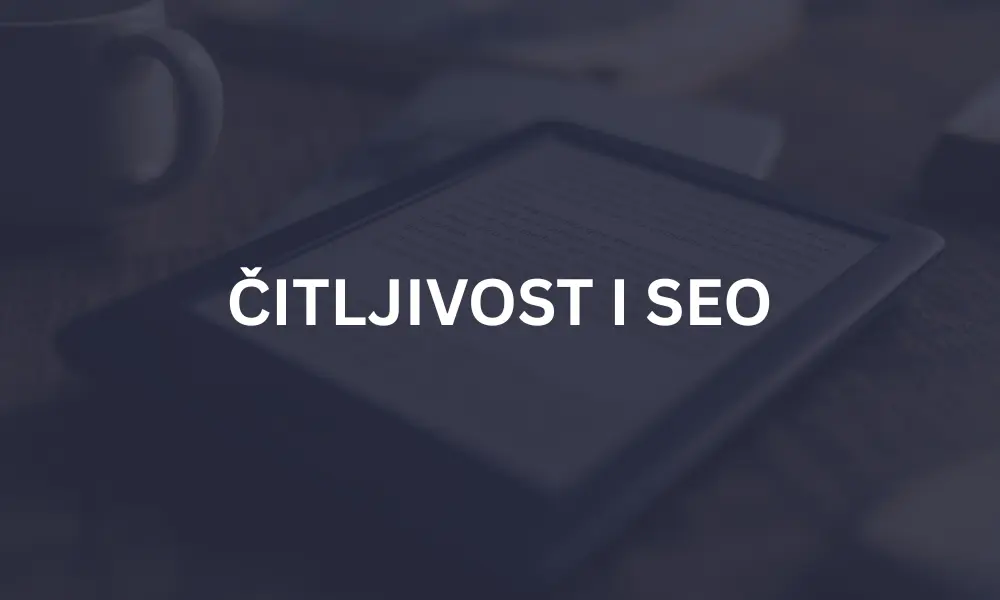 ČITLJIVOST SEO