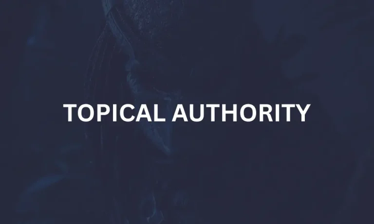 TOPICAL AUTHORITY