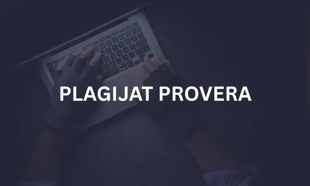 PLAGIJAT PROVERA