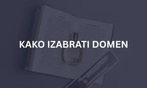 kako izabrati domen