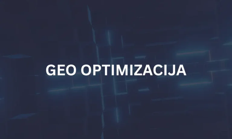 GEO OPTIMIZACIJA