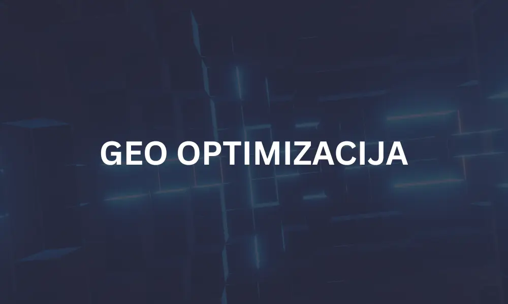 GEO OPTIMIZACIJA